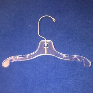 BUNDLED—Set of 25 Clear Plastic Hangers